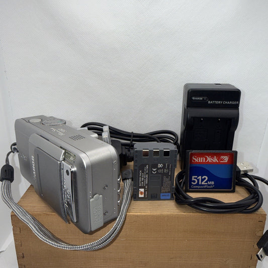 Canon PowerShot S60 Digital Camera 5MP Tested + Charger Battery Memory VGC