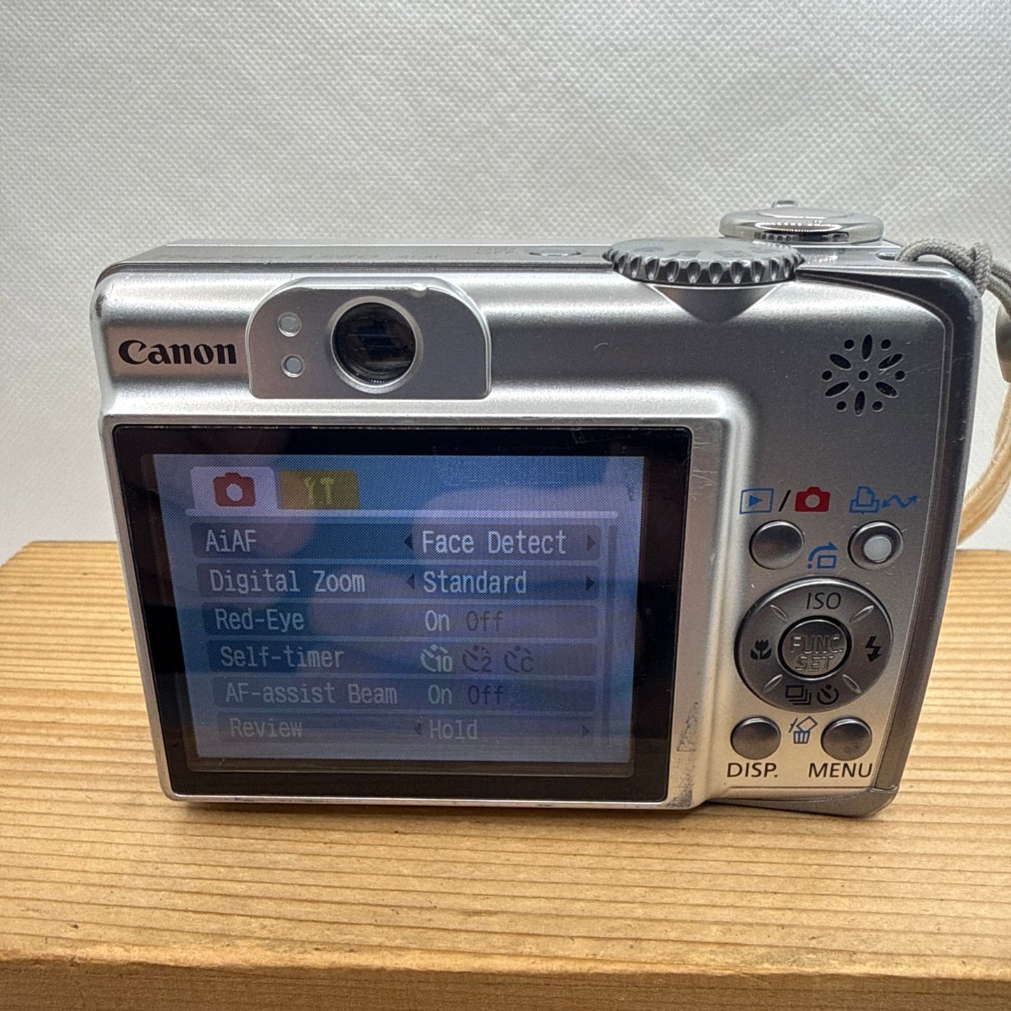 Canon Powershot A560 7.1MP Digital Camera Tested Working + Charger Battery & 4GB SD Card